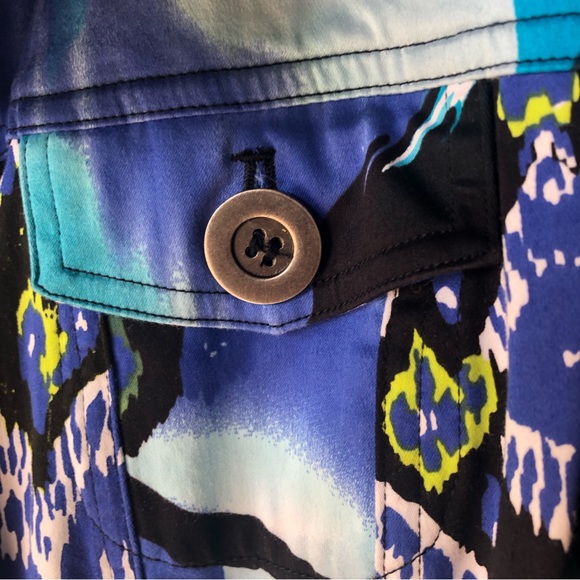 Berek blue print jacket- size S - Picture 5 of 7